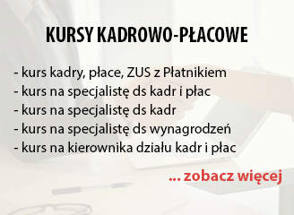 Kursy kadrowo – płacowe